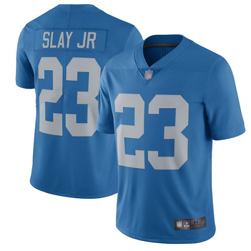 Detroit Lions Limited Blue Youth Darius Slay Alternate Jersey NFL Football #23 Vapor Untouchable->youth nfl jersey->Youth Jersey